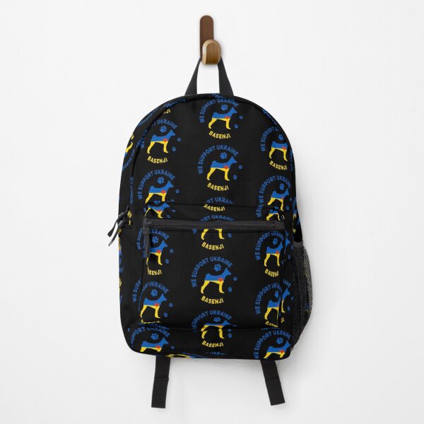Item preview, Basenji Ukraine Flag Patriotic designed and sold by Cuddlythopia.