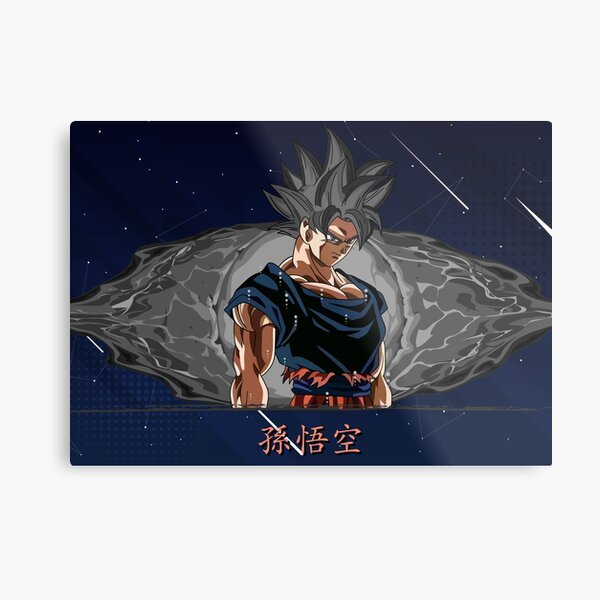 Son goku super sayan blue dragon ball super ultra god mession ep 4  Wallpaper  Metal Print for Sale by Maystro-design