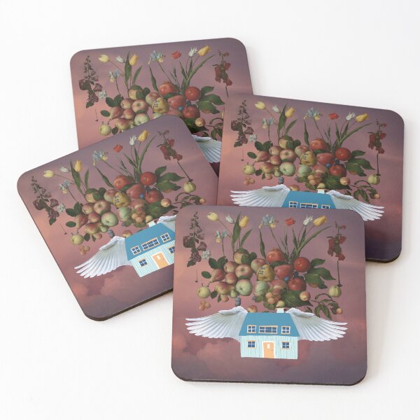 Item preview, Flying Fruit Home 6 | Apples | Pears | Peaches | Funny designed and sold by CosmicStory.