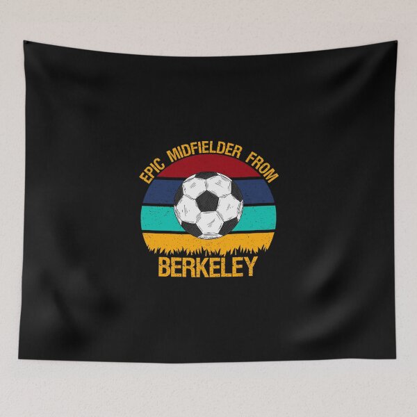 Item preview, Epic Midfielder From Berkeley Vintage Soccer Sticker designed and sold by lewisnash6.