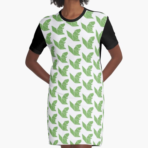 Squirrel origami Graphic T-Shirt Dress