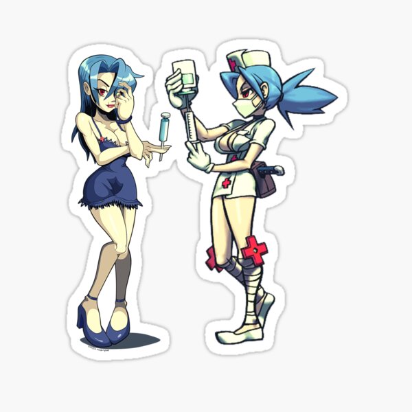 San Valentín Skullgirls | San Valentín - Skullgirls Pegatina