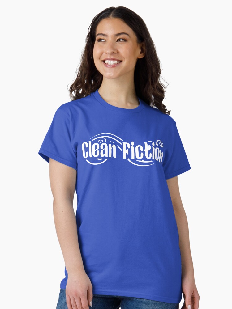 Thumbnail 1 of 7, Classic T-Shirt, Clean Fiction Magazine Logo designed and sold by sirensmuse.