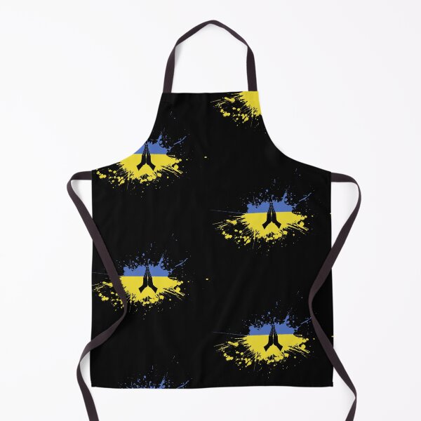 Item preview, Pray for Ukraine - Praying Hands in Flag Colors designed and sold by LordAudes.