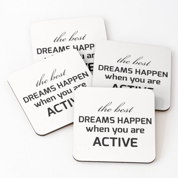 Item preview, the best dreams happen when you are active designed and sold by Ripoubsb.