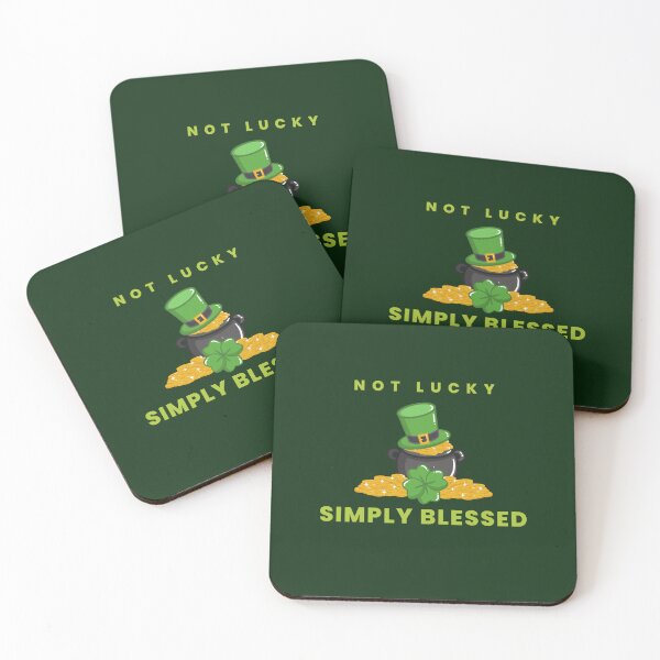 Item preview, Not Lucky Simply Blessed Essential T-Shirt designed and sold by WilkDesign.