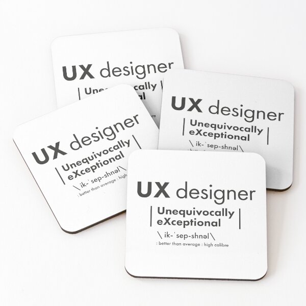 Item preview, UX Designer = Unequivocally eXceptional designed and sold by VicEllisArt.
