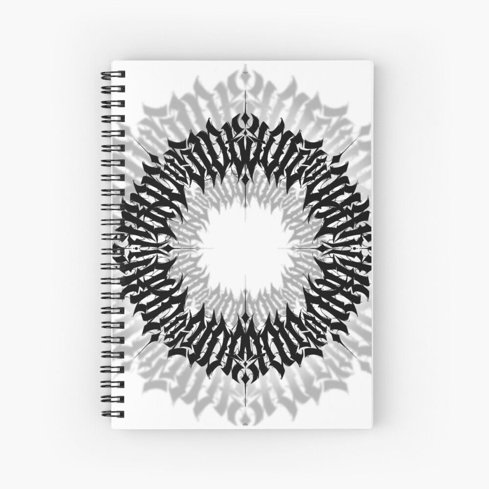 Original Hand-brushed Bushido Calligraphy Spiral Notebook by Nadja Van  Ghelue - Pixels