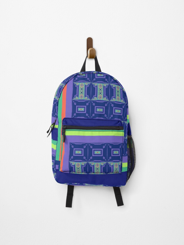 Thumbnail 1 of 3, Backpack, Forcast In Safe Privacy designed and sold by colourfulmagic.