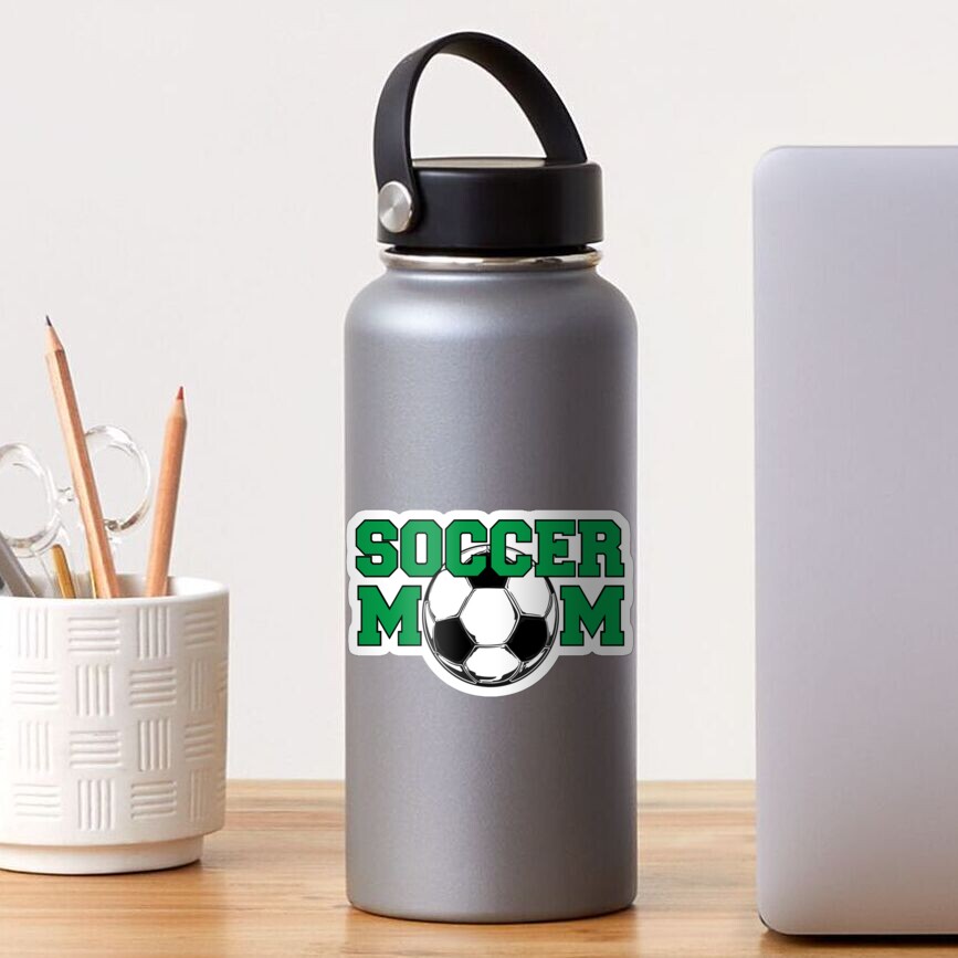 Soccer Mom in Green Sticker