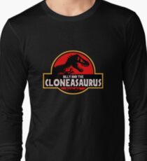 Billy and the Cloneasaurus Simpsons Long Sleeve T-Shirt