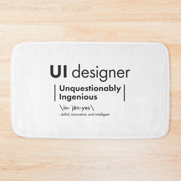 Item preview, UI Designer = Unquestionably Ingenious designed and sold by VicEllisArt.