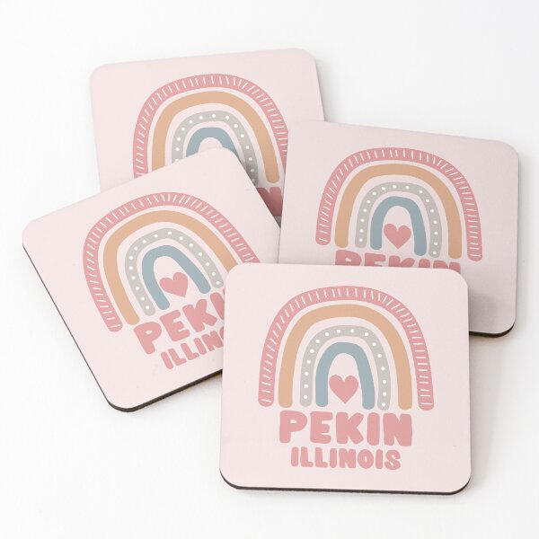 Item preview, Pekin Illinois Cute Boho Rainbow designed and sold by Krysanthe.