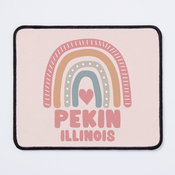 Item preview, Pekin Illinois Cute Boho Rainbow designed and sold by Krysanthe.