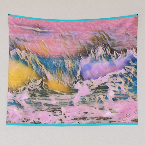 Item preview, Pink Ocean Waves designed and sold by GasconyPassion.