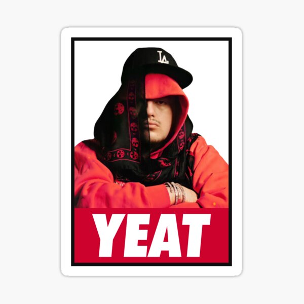 Yeat Sticker By Mireillebarton Redbubble