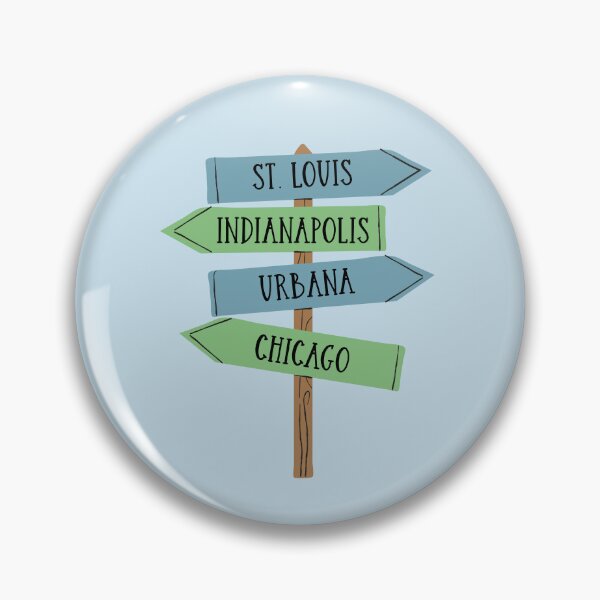 Item preview, Urbana Illinois - Cute Big Cities Sign designed and sold by Krysanthe.