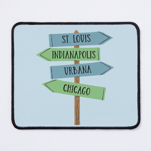 Item preview, Urbana Illinois - Cute Big Cities Sign designed and sold by Krysanthe.