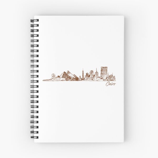 Item preview, Cairo hand drawn skyline designed and sold by chrlalexandru.