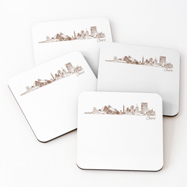 Item preview, Cairo hand drawn skyline designed and sold by chrlalexandru.