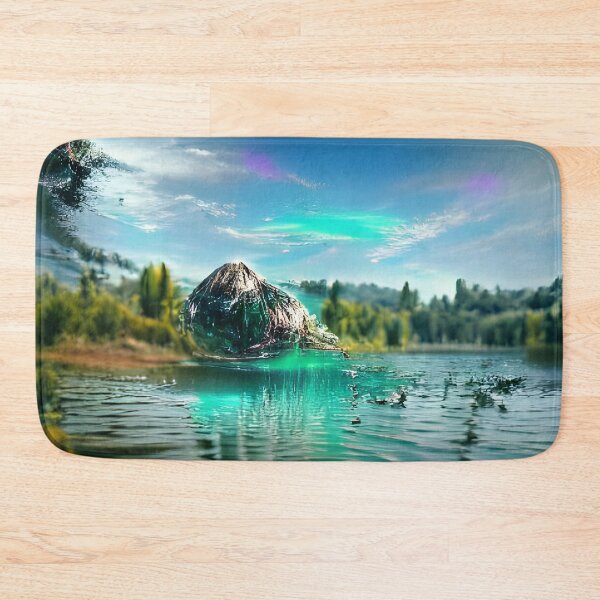 Artikelvorschau, AI Artificial Intelligence Generated Art, Crystal Lake entworfen und verkauft von ACC .