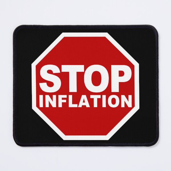 Item preview, Stop Inflation (Huge Inflation Is Coming • Stop Road Sign • Cool Funny Viral Quote) designed and sold by SassyClassyMe.