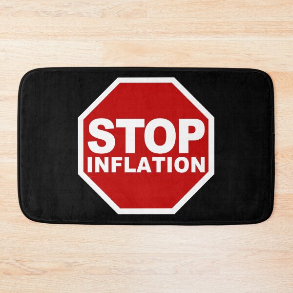 Item preview, Stop Inflation (Huge Inflation Is Coming • Stop Road Sign • Cool Funny Viral Quote) designed and sold by SassyClassyMe.