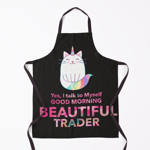 Item preview, Good Morning Beautiful | Traders gift | Gift for Stock market, forex, options, crypto and day traders | Cat lover traders | Funny Cat designed and sold by TradingTeesKids.
