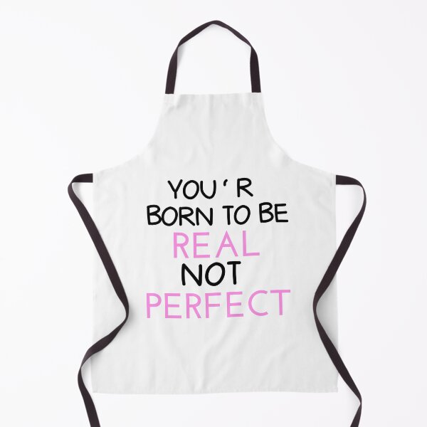 Item preview, BORN TO BE REAL NOT PERFECT T-SHIRT designed and sold by King-Stor.