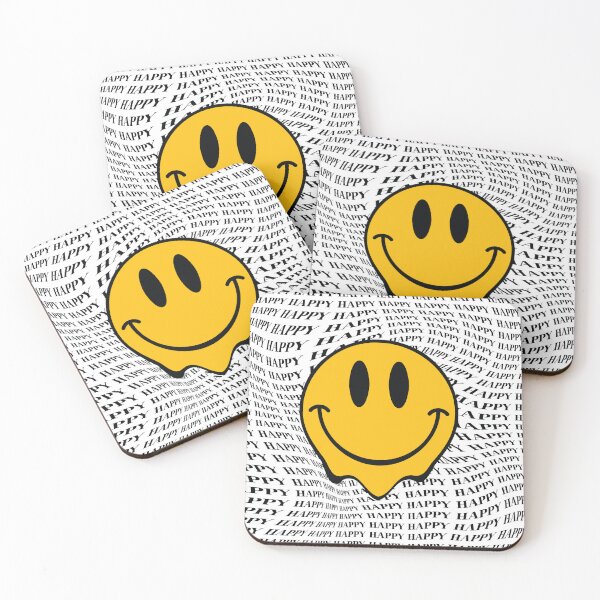 Item preview, Drip Happy Face Happy background pattern trippy aesthetic designed and sold by MarzStudio.