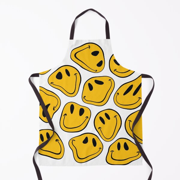 Item preview, Drip Warped Happy Smiley Face background pattern trippy aesthetic designed and sold by MarzStudio.