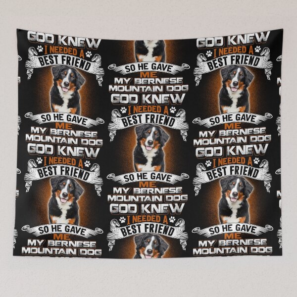Item preview, God Knew I Need A Best Friend Is Bernese designed and sold by LittleDuckk.