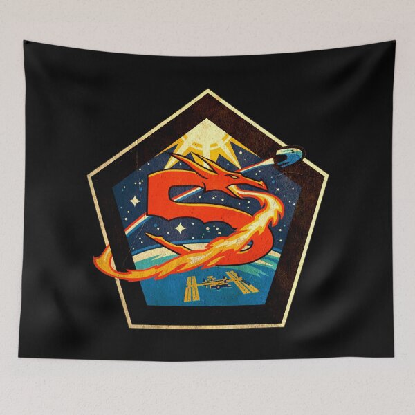 Item preview, SpaceX Crew-5 mission patch - vintage look designed and sold by trendistudio.