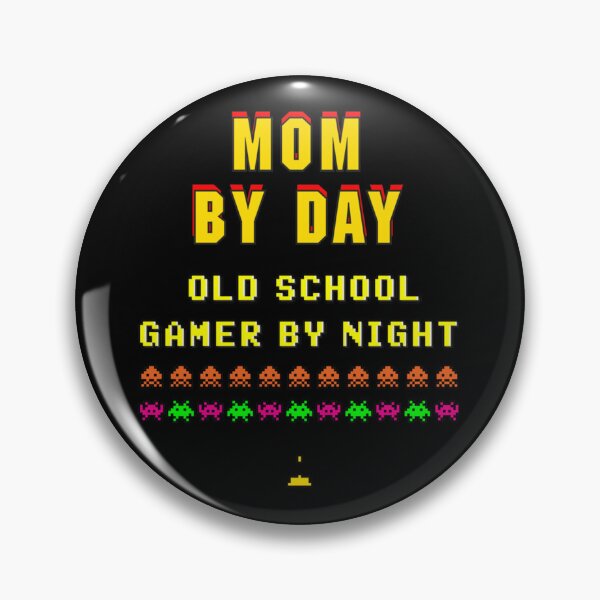 Item preview, Mom by day, old school gamer by night Classic . designed and sold by meredithrya.