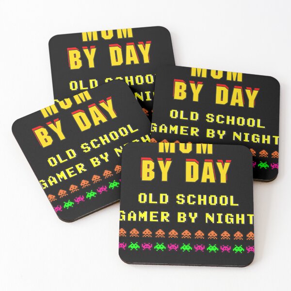 Item preview, Mom by day, old school gamer by night Classic . designed and sold by meredithrya.
