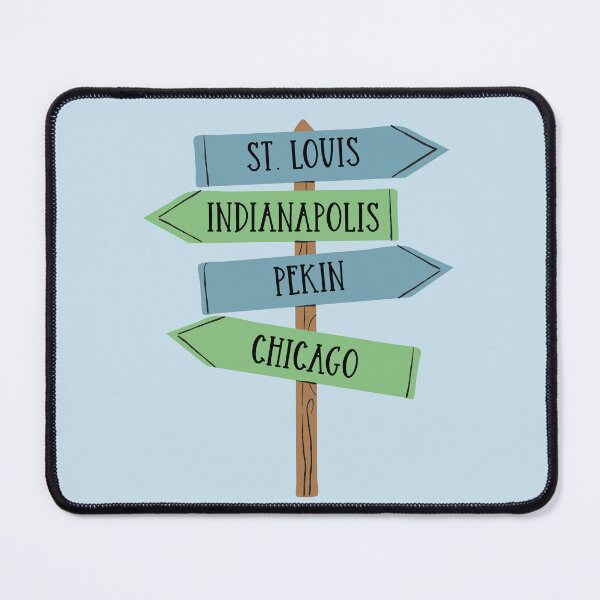 Item preview, Pekin Illinois - Cute Big Cities Sign designed and sold by Krysanthe.
