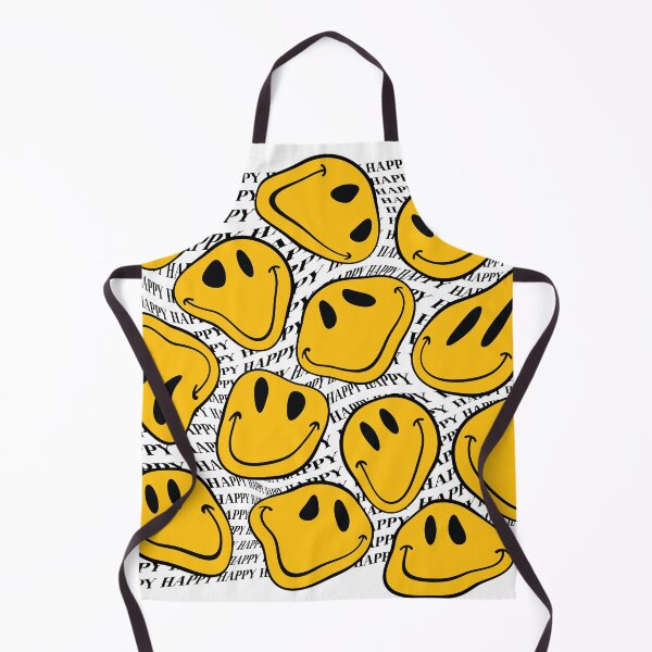 Item preview, Drip Warped Happy Smiley Face background pattern trippy aesthetic designed and sold by MarzStudio.