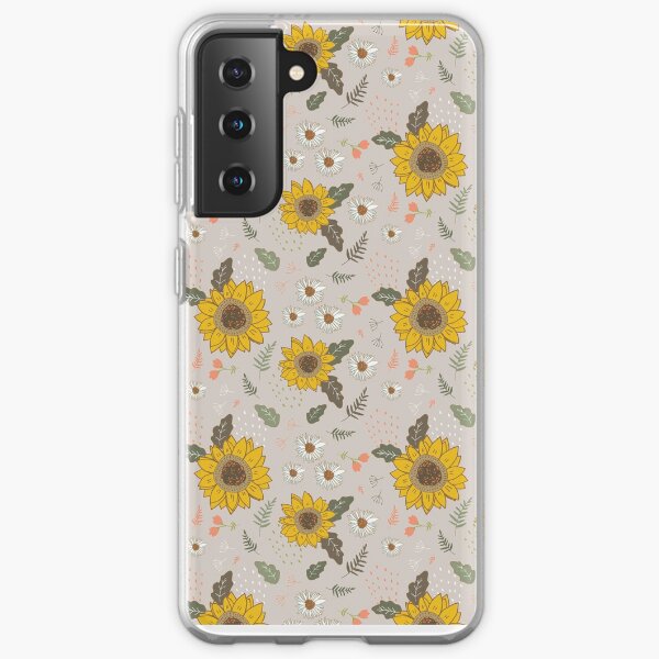 Sunflowers and daisies Samsung Galaxy Soft Case