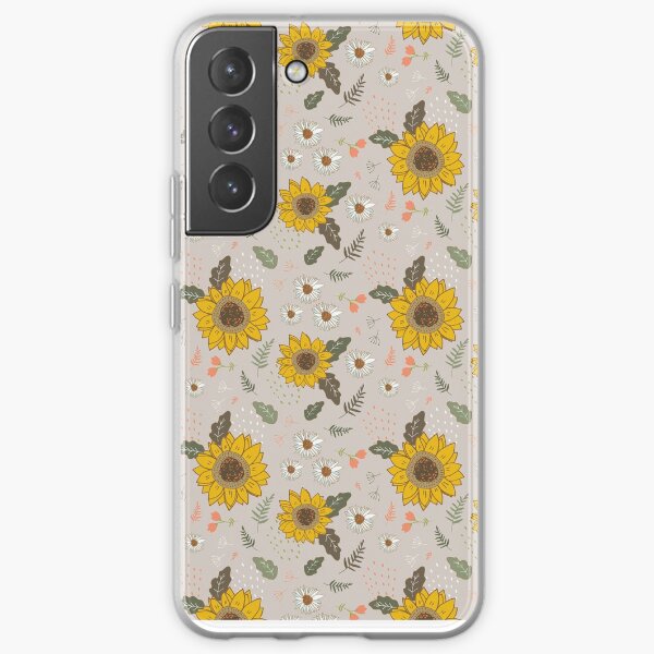 Sunflowers and daisies Samsung Galaxy Soft Case