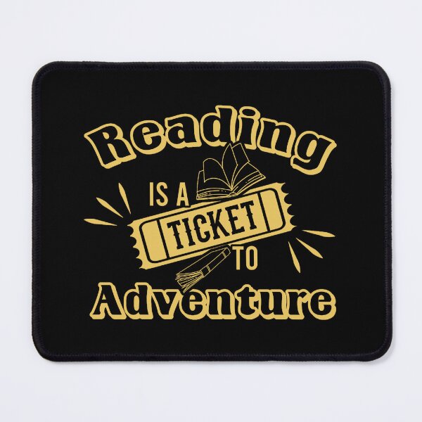 Item preview, Reading Is A Ticket To Adventure designed and sold by KARDOL.