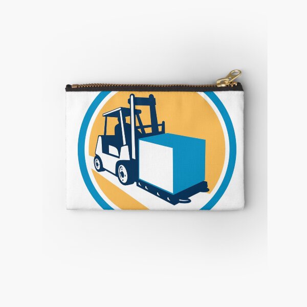 Item preview, Forklift Truck Box Circle Retro designed and sold by patrimonio.