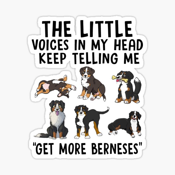 Bernese Mom Sticker for Sale by BeanxMax