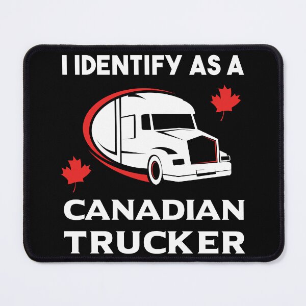 Item preview, I Identify As A Canadian Trucker, Freedom Convoy 2022 designed and sold by Graphicista.