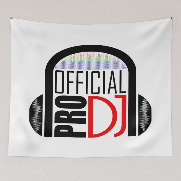 Item preview, OFFICIAL PRO DJ LOGO black designed and sold by KoolDsignsMUSIC.