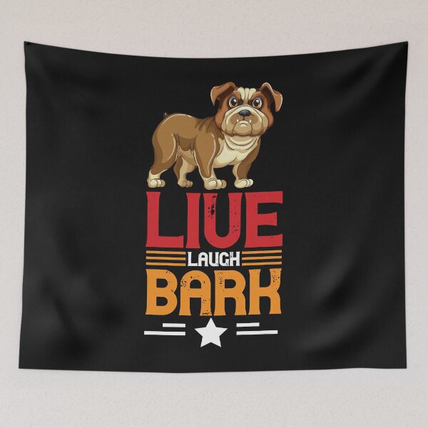 Aperçu de l'œuvre LIVE LAUGH BARK Essential créée et vendue par Evrard123123.