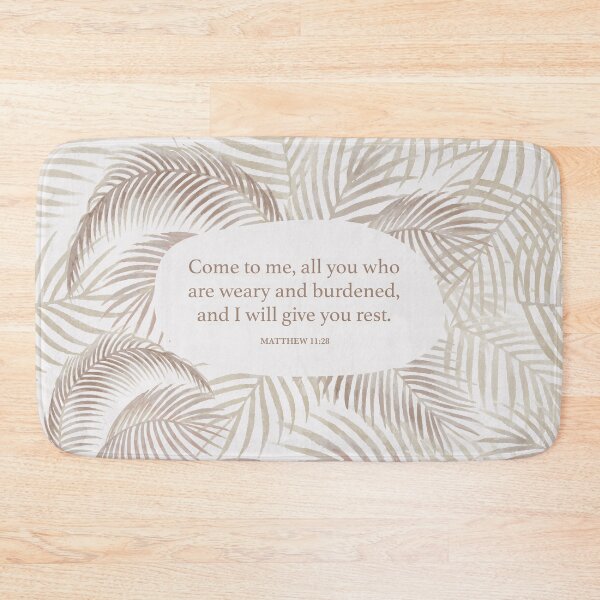 Item preview, I will give you rest - Matthew 11:28  designed and sold by StudioCitrine.