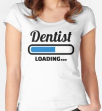 Dentist loading Women's Fitted Scoop T-Shirt