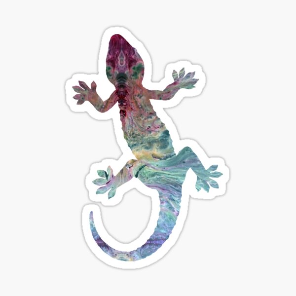 The Weird Gecko  Sticker