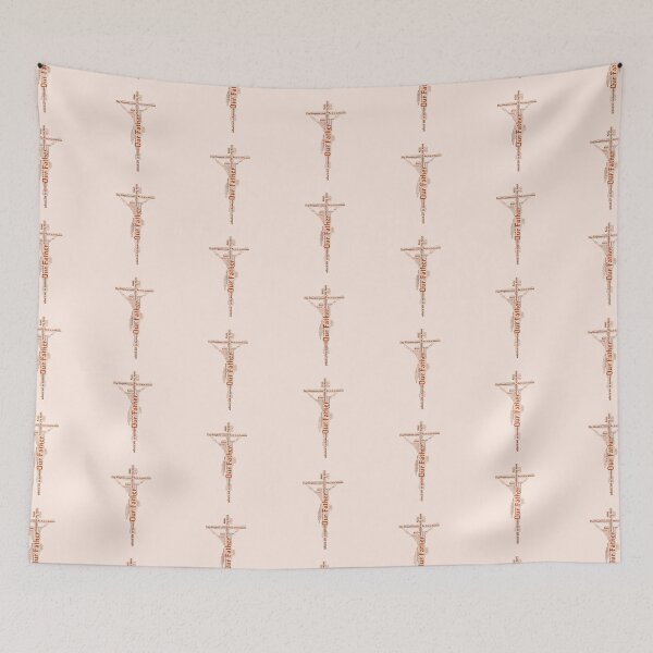 Item preview, Lord's Prayer - Orange/Pink designed and sold by HeckaDoodleDo.