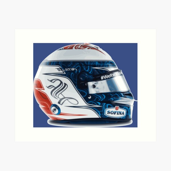 Nicholas Latifi 2022 F1 Helmet Art Print